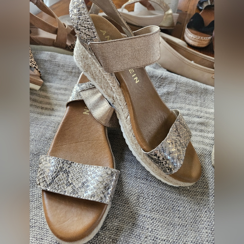 Calvin Klein Women's Snakeskin Sandals